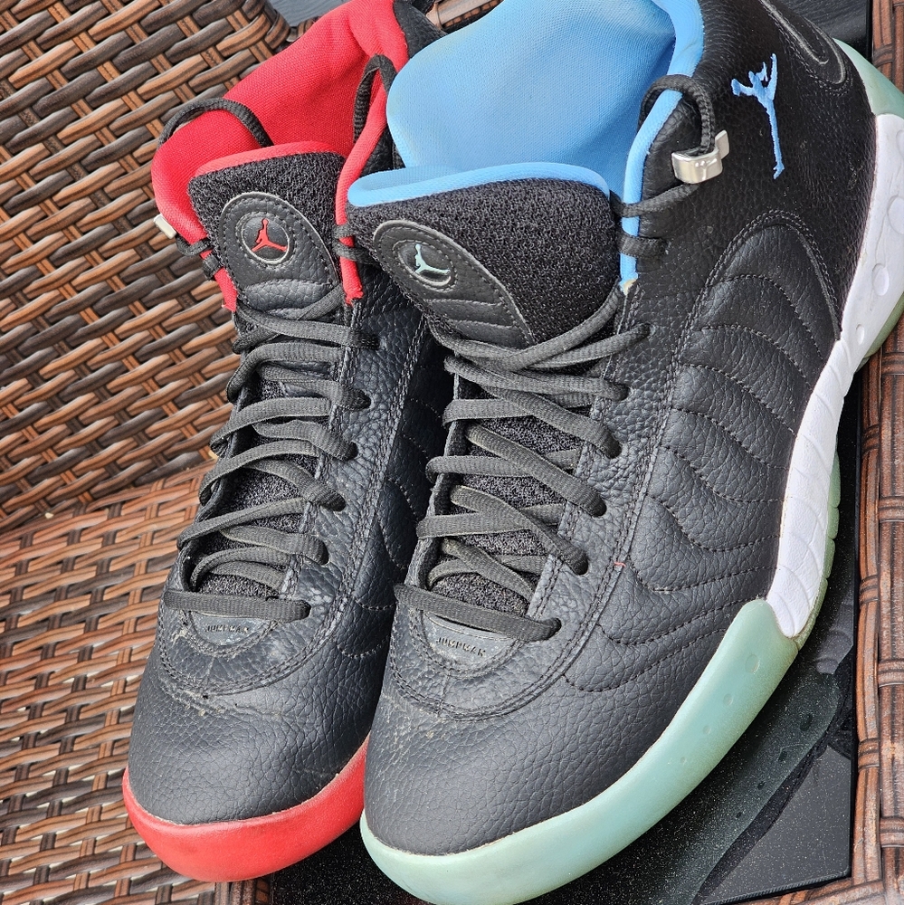 Air Jordan Jumpman Pro “UNC” Blue Bred Bulls Mismatched Color Men Shoes Size 11